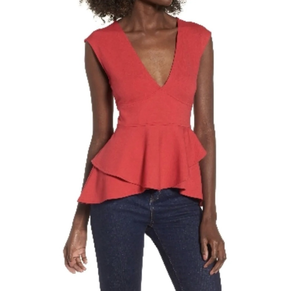 Leith Peplum Top